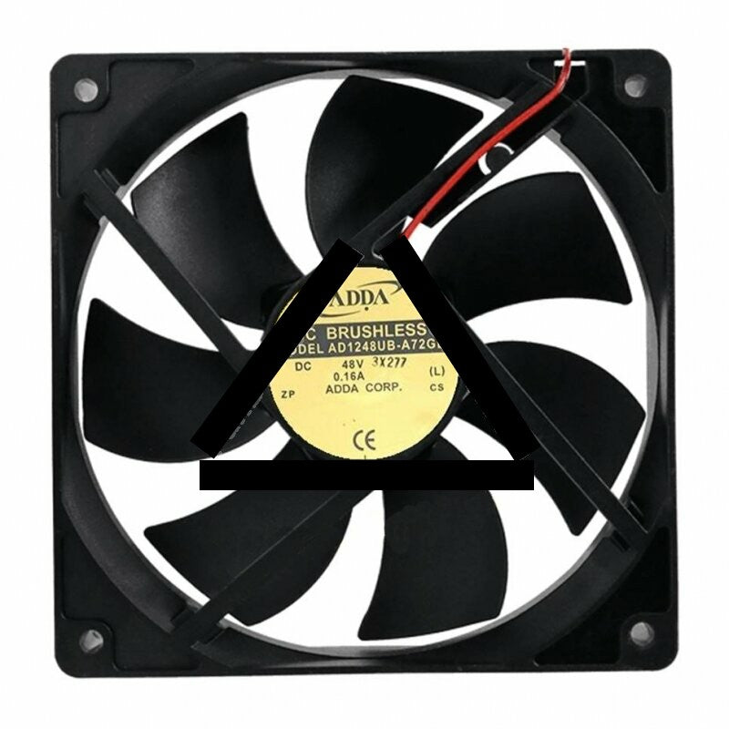 ADDA AD1248UB-A72GL DC 48V 0.16A 2 Wires / 3 Wires Axial Cooling Fan