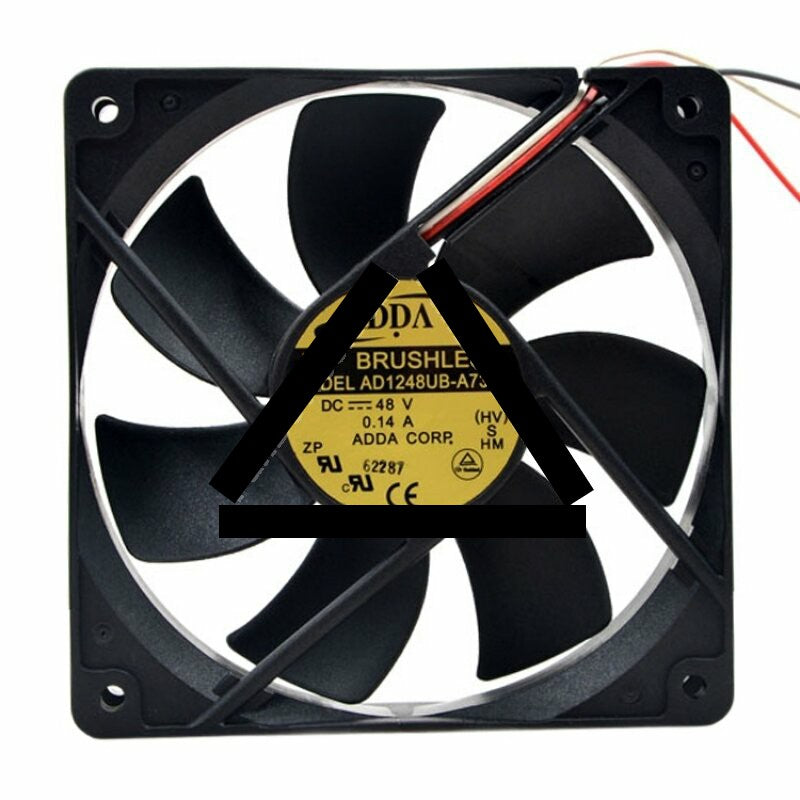 ADDA AD1248UB-A73GL DC 48V 0.14A 12025 Axial Brushless Cooling Fan