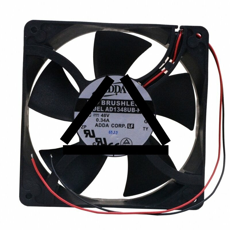 ADDA AD1348UB-F51 DC 48V 0.34A 2 Wires Axial Cooling Fan