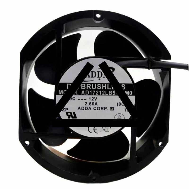 ADDA AD17212LB5151M0 DC 12V 2.60A 17251 Brushless Axial Cooling Fan