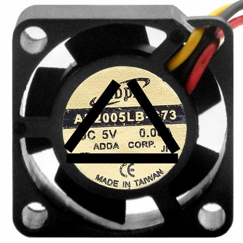 ADDA AD2005LB-G73 5V 0.08A 2 / 3 Wires Axial Cooling Fan