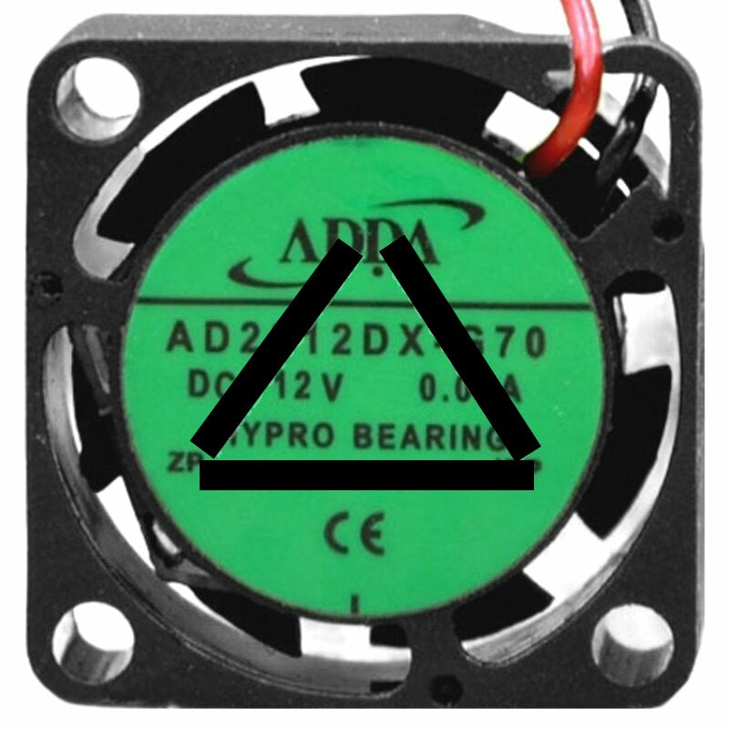 ADDA AD2012DX-G70 DC 12V 0.05A 2 Wires HYPRO Bearing Axial Cooling Fan