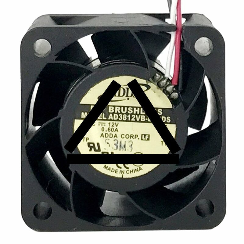 ADDA AD3812VB-B53DS DC 12V 0.60A 4028 Axial Cooling Fan