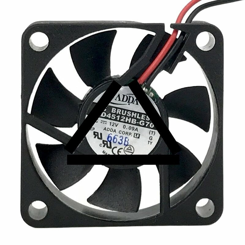 ADDA AD4512HB-G70 DC 12V 0.09A 4510 Axial Cooling Fan