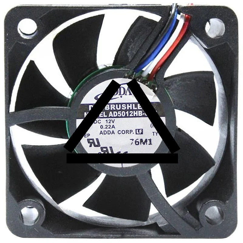 ADDA AD5012HB-C7B 12V 0.22A 4 Wires DC Brushless PWM Axial Cooling Fan