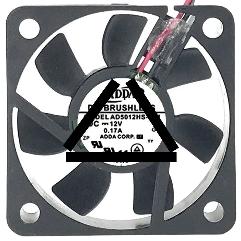 ADDA AD5012HS-D71 12V 0.17A DC Brushless 2 Wires Axial Cooling Fan