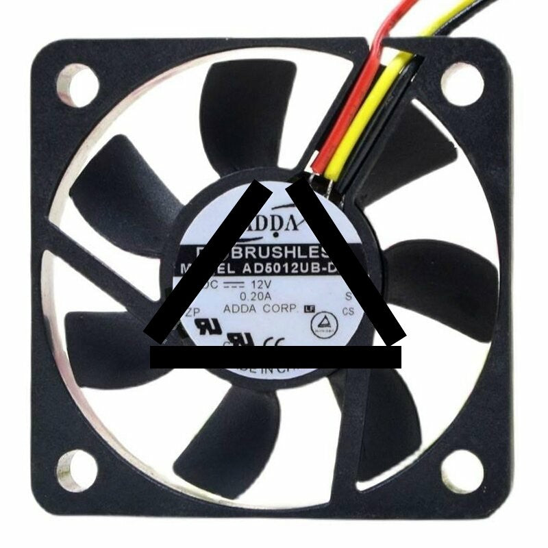 ADDA AD5012UB-D76 DC 12V 0.20A 2 Wires / 3 Wires / 4 Wires Axial Cooling Fan