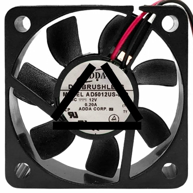 ADDA AD5012US-D70 DC 12V 0.20A 2 Wires Brushless Axial Cooling Fan