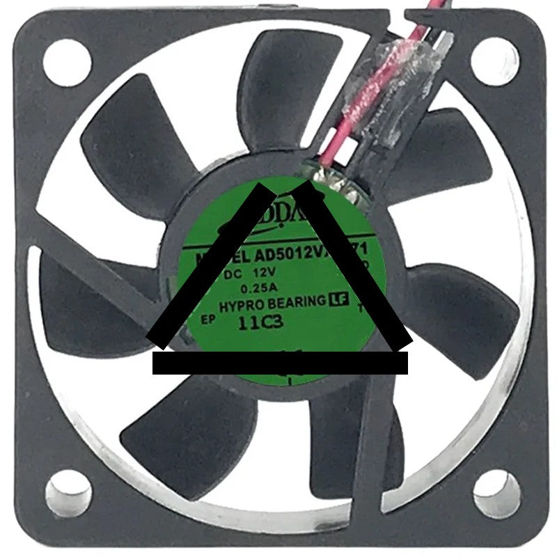 ADDA AD5012VX-D71 12V 0.25A 2 Wires Axial Cooling Fan