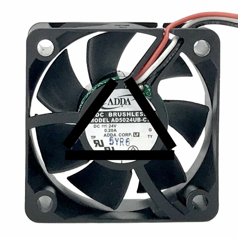 ADDA AD5024UB-C72 DC 24V 0.20A 5020 Axial Cooling Fan