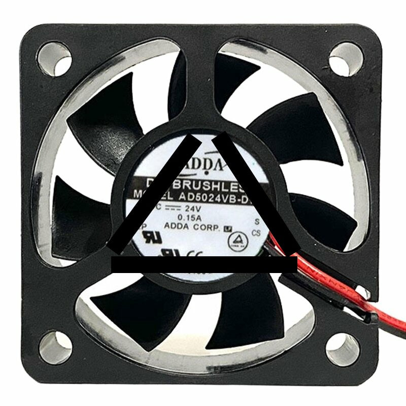 ADDA AD5024VB-D72 DC 24V 0.15A 5015 Axial Brushless Cooling Fan
