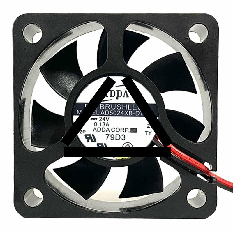 ADDA AD5024XB-D71 DC 24V 0.13A 5015 Axial Brushless Cooling Fan