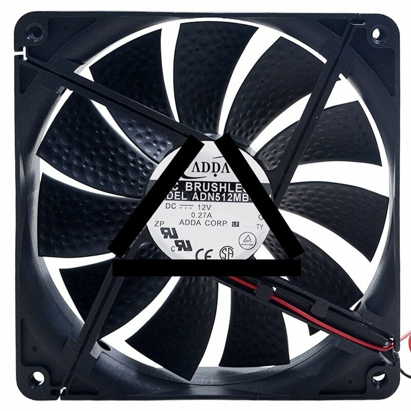 ADDA ADN512MB-A91 DC 12V 0.27A 2 Wires Brushless Axial Cooling Fan
