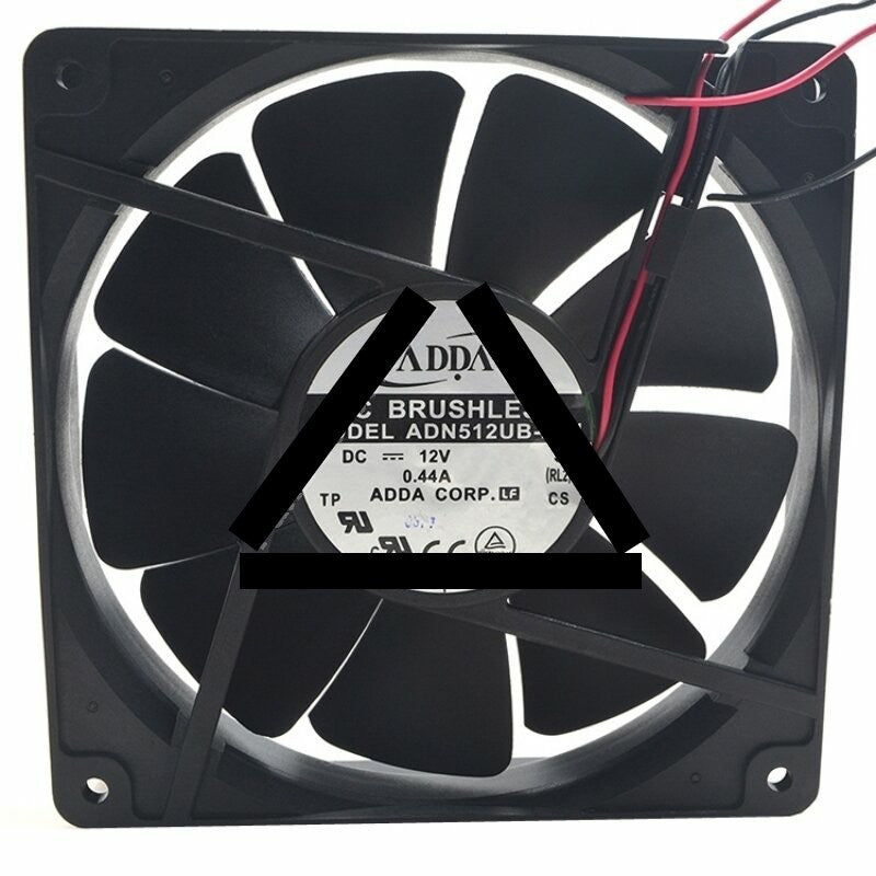 ADDA ADN512UB-A91 DC 12V 0.44A 2 Wires Axial Cooling Fan