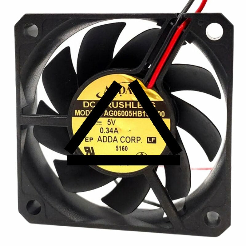 ADDA AG06005HB159100 DC 5V 0.34A 6015 Axial Brushless Cooling Fan