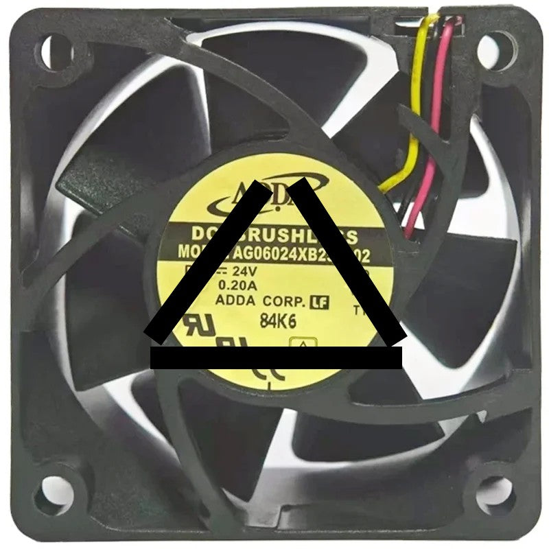 ADDA AG06024XB257202 24V 0.20A DC Brushless 3 Wires Axial Cooling Fan