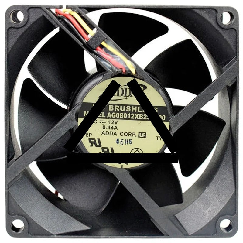 ADDA AG08012XB257200 12V 0.44A 3 Wires Axial Cooling Fan