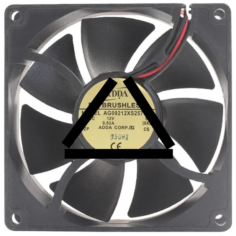 ADDA AG09212XS257000 12V 0.53A DC Brushless 2 Wires Axial Cooling Fan