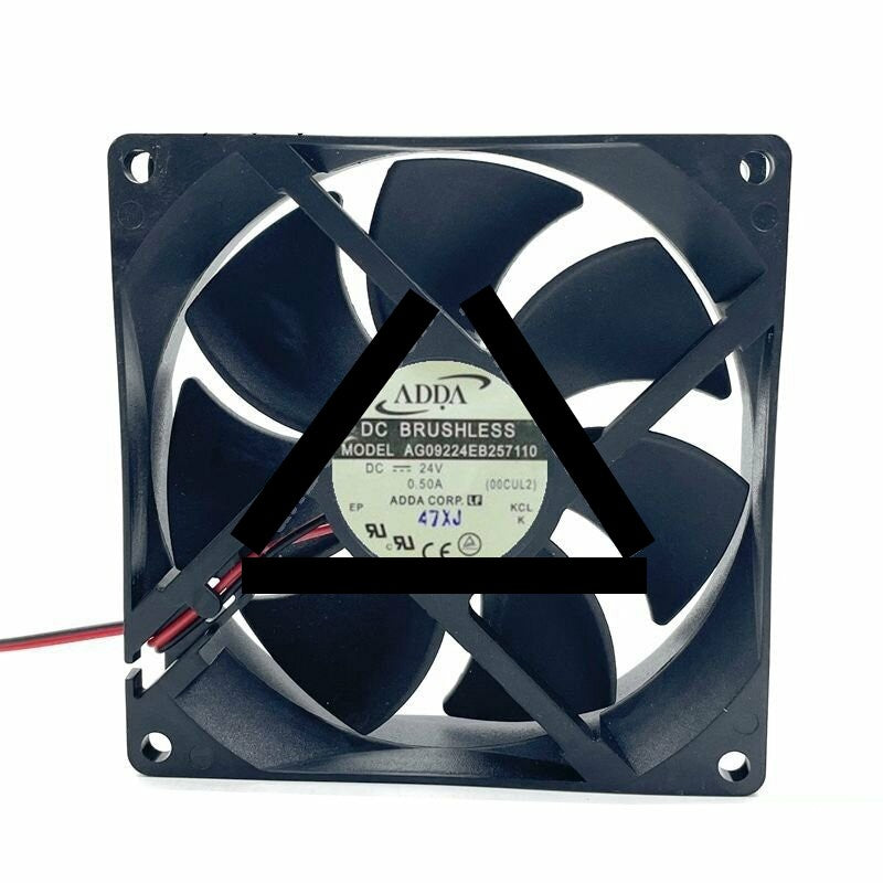 ADDA AG09224EB257110 DC 24V 0.50A 2 Wires / 3 Wires / 4 Wires Axial Cooling Fan