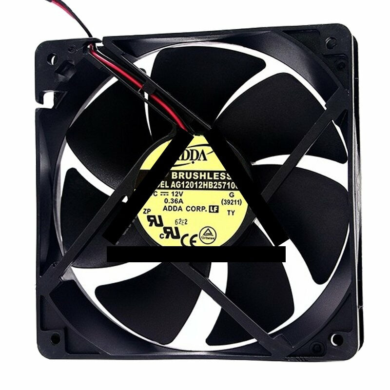ADDA AG12012HB257100 DC 12V 0.36A 12025 Axial Cooling Fan