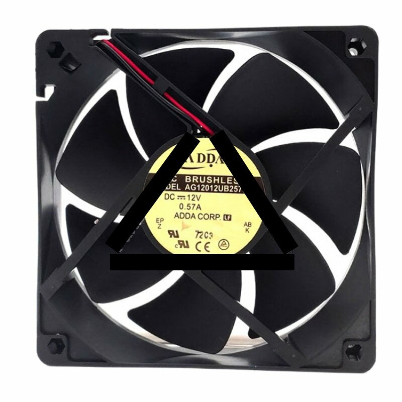 ADDA AG12012UB257100 DC 12V 0.57A 12025 Axial Brushless Cooling Fan