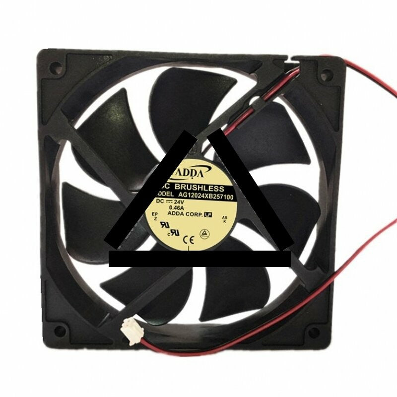 ADDA AG12024XB257100 DC 24V 0.46A 2 Wires Axial Cooling Fan
