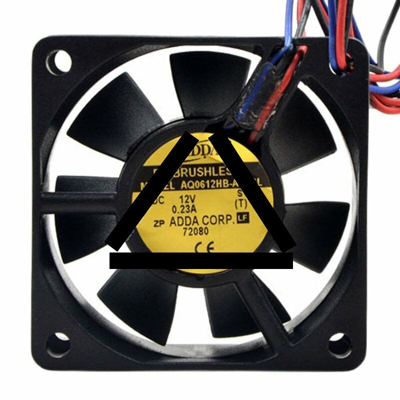 ADDA AQ0612HB-A76GL DC 12V 0.23A 6025 Axial Brushless Cooling Fan
