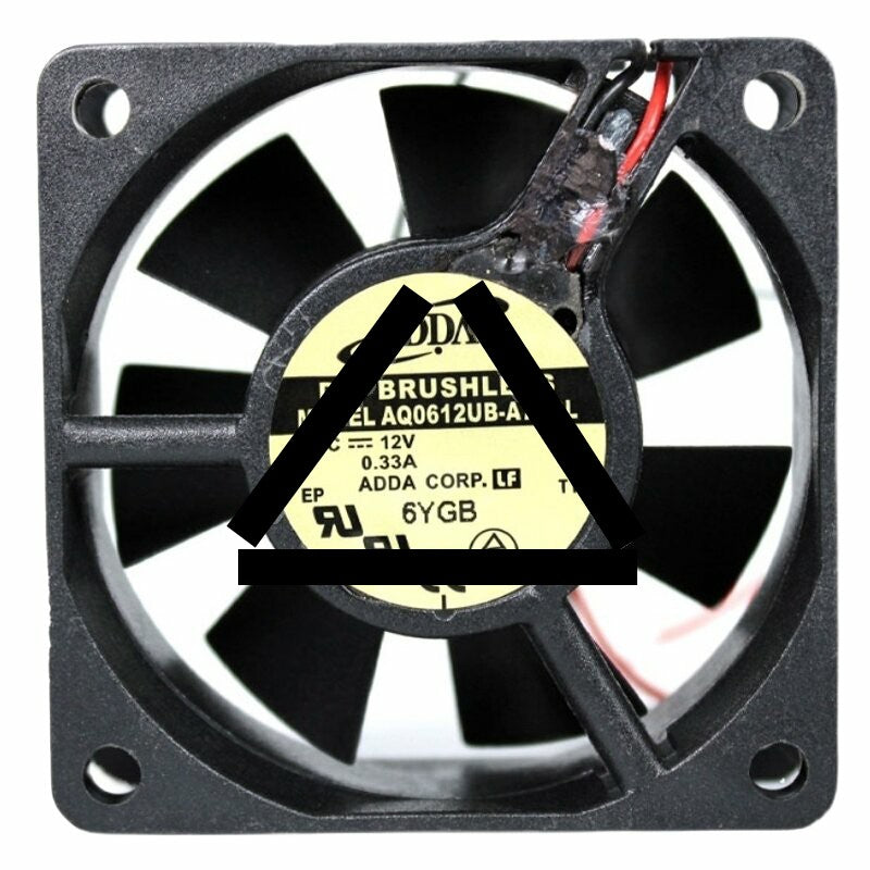 ADDA AQ0612UB-A71GL DC 12V 0.33A 6025 Axial Brushless Cooling Fan