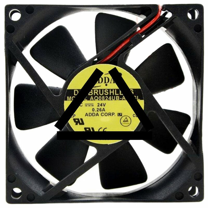 ADDA AQ0824UB-A71GL 24V 0.26A 2 Wires Axial Cooling Fan