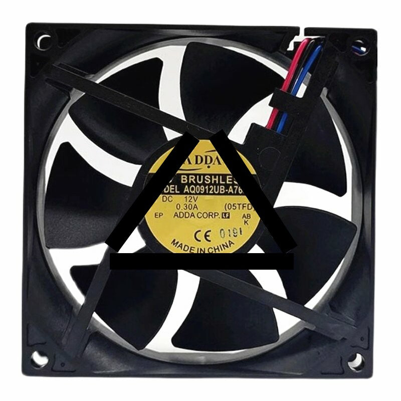 ADDA AQ0912UB-A76GL DC 12V 0.30A 9025 Axial Brushless Cooling Fan