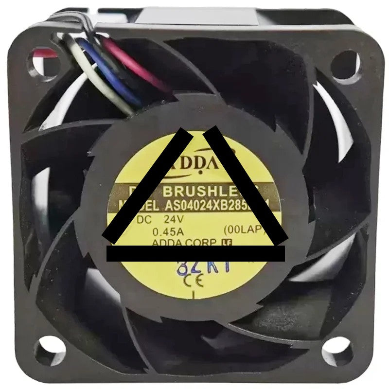 ADDA AS04024XB285BA1 24V 0.45A 4 Wires DC Brushless PWM Cooling Fan