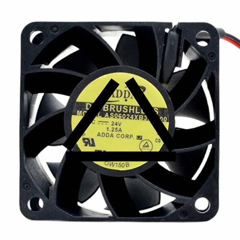 ADDA AS06024XB387100 DC 12V 1.25A 6038 Axial Brushless Cooling Fan