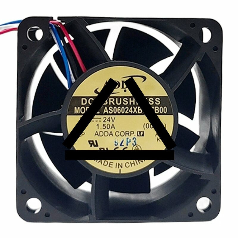 ADDA AS06024XB387B00 DC 24V 1.50A 6038 Brushless PWM Axial Cooling Fan