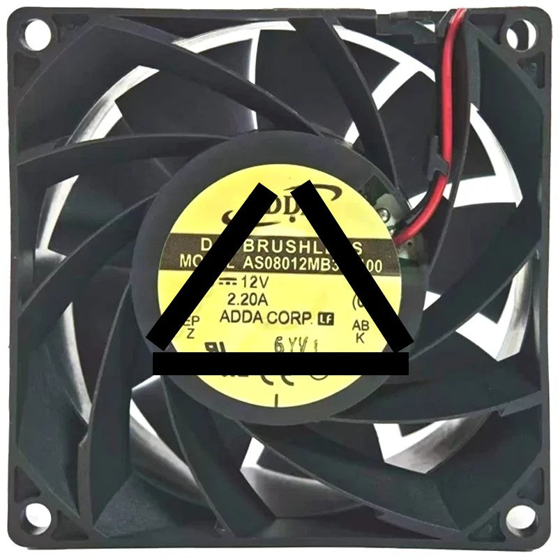 ADDA AS08012MB389100 12V 2.20A DC Brushless 2 Wires Axial Cooling Fan