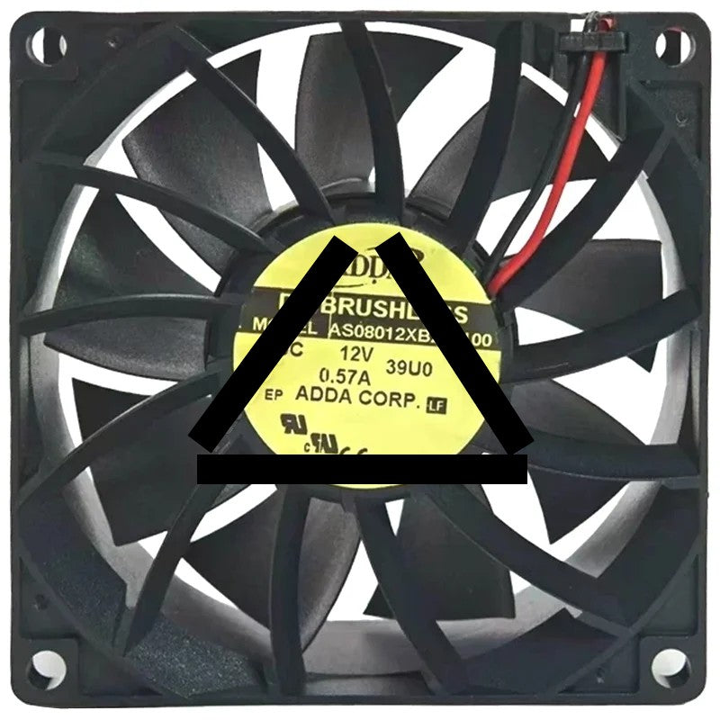 ADDA AS08012XB259100 12V 0.57A DC Brushless 2 Wires Axial Cooling Fan