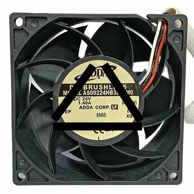 ADDA AS09224HB3852M0 DC 24V 1.40A 9038 Brushless Axial Cooling Fan