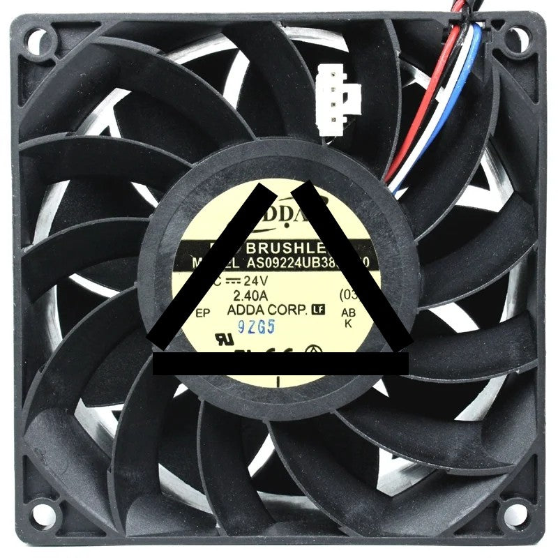 ADDA AS09224UB389BB0 24V 2.40A 4 Wires Axial Cooling Fan