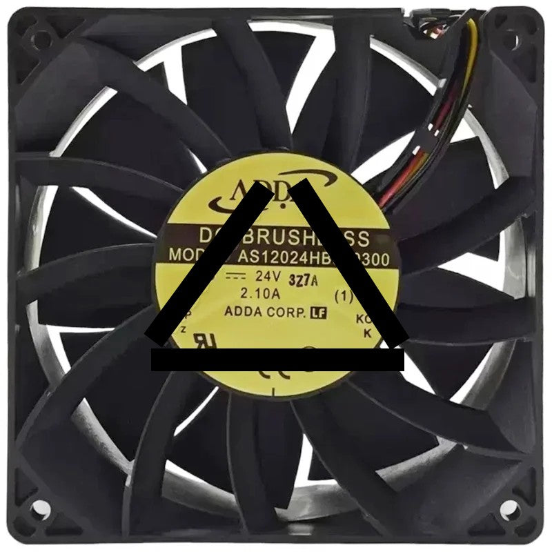 ADDA AS12024HB389300 24V 2.10A DC Brushless 3 Wires Axial Cooling Fan