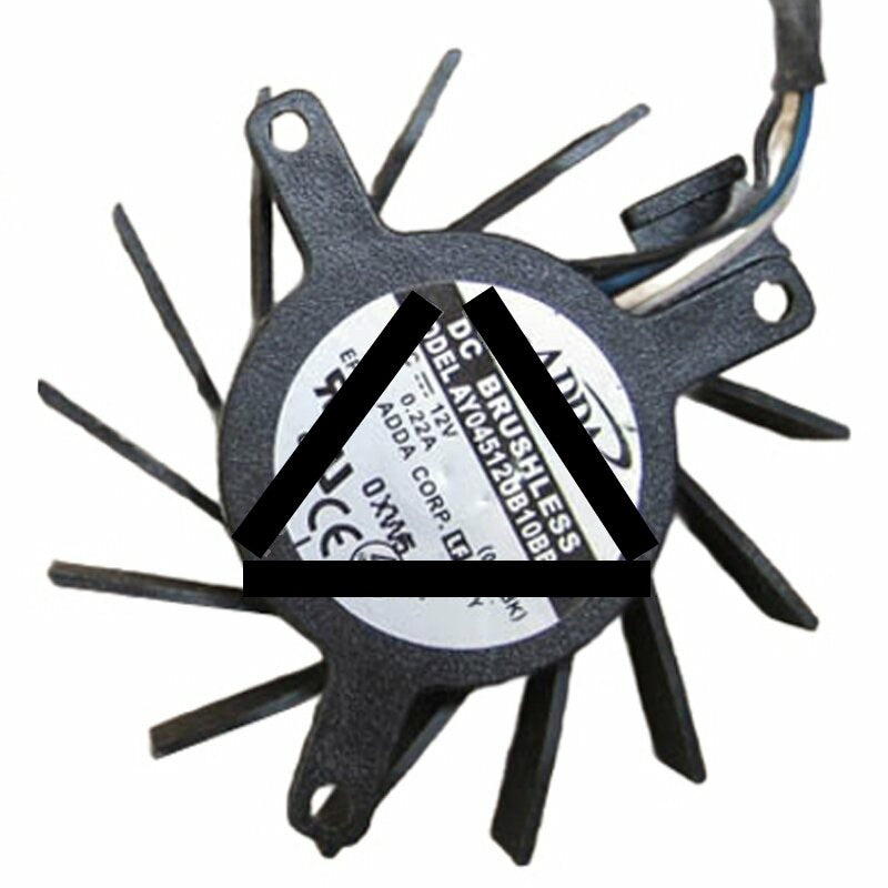 ADDA AY04512UB10BB00 12V 0.22A DC Brushless Cooling Fan