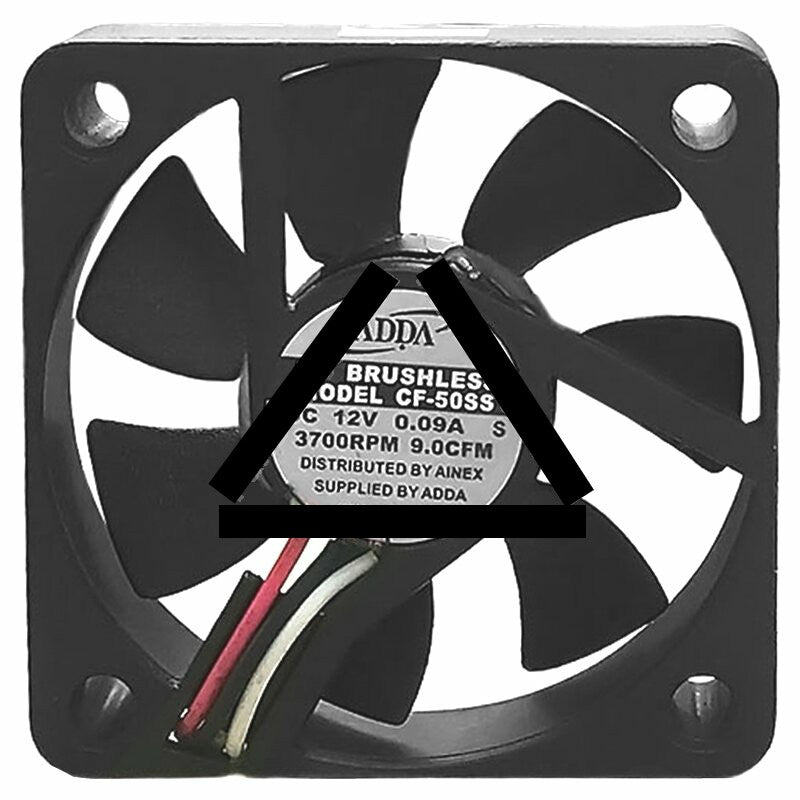 ADDA CF-50SS DC 12V 0.09A Brushless 3700RPM 9.0CFM Axial Cooling Fan
