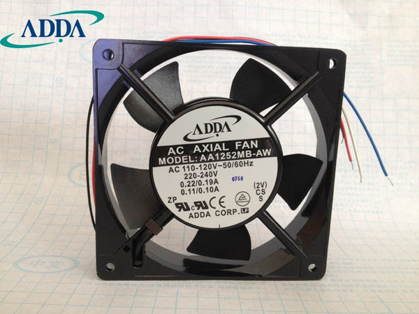 ADDA New original 12025 AC cooling fan AA1252MB-AW 4 wire speed control
