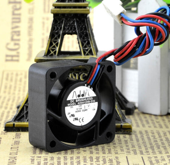ADDA original authentic AD0412HB-D56 DC12V 40x40x15mm three wire DC fan
