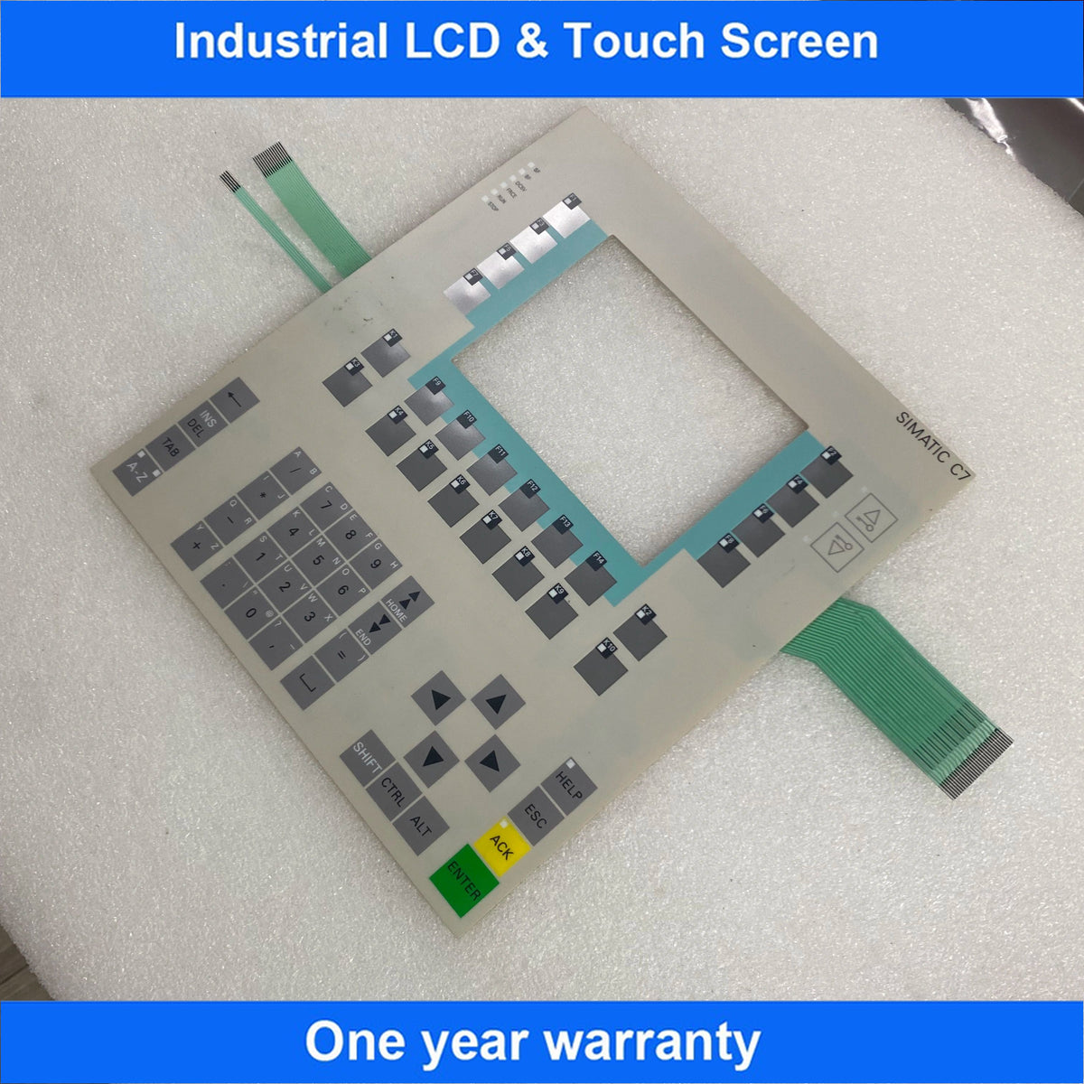 Brand New Membrane Switch Keypad C7-635 6ES7635-2EB01-0AE3 For Siemens Simatic C7-635 HMI Panel Keyboard Replacement