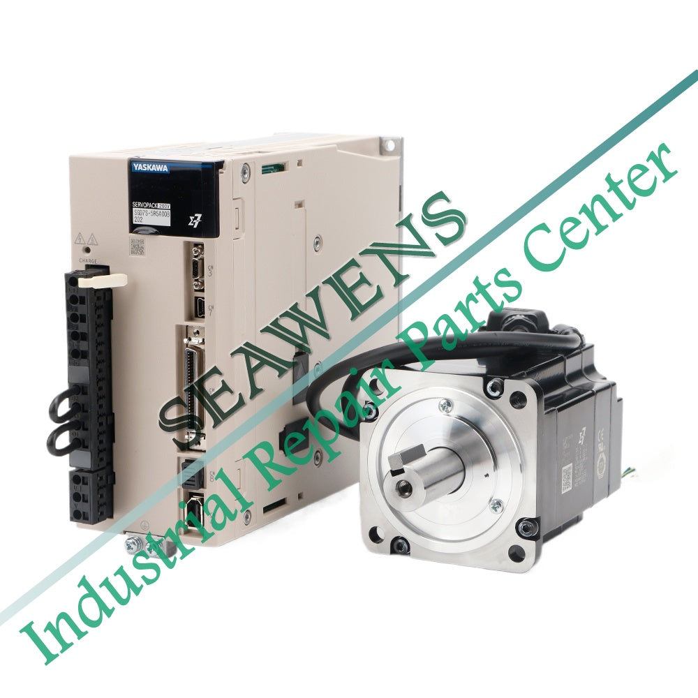 Yaskawa 50W-750W Servo Motor SGM7J-A5A 01A C2A 02A 04A 06A 08A and Driver SGD7S-R70A R90A 1R6A 2R8A 5R5A with Cable