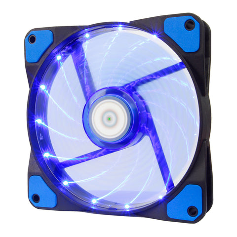 ALSEYE 120mm LED Cooler Fan for Water Cooler Computer Fan Radiator 12V 3-4pin 1300RPM Computer Case Fan LED x 15 pieces