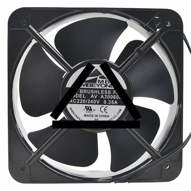 AMBEYOND AV-A20060HB AC 220/240V 0.35A 2 Wires Brushless Axial Cooling Fan
