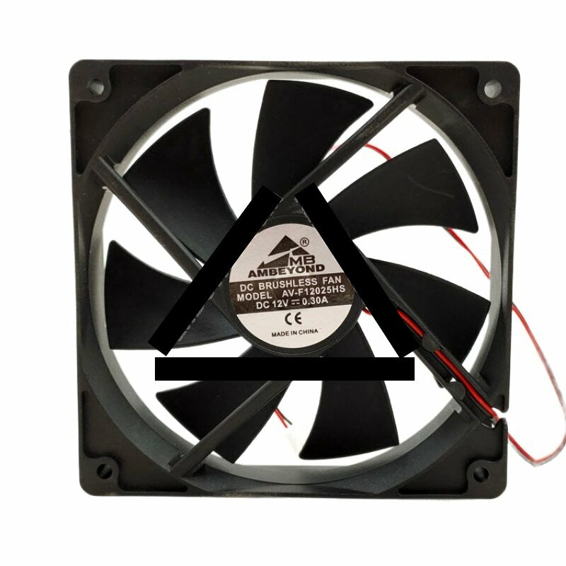 AMBEYOND AV-F12025HS DC 12V 0.30A 12025 Axial Brushless Cooling Fan