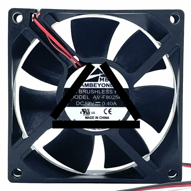 AMBEYOND AV-F8025HS DC 12V 0.40A Brushless Axial Cooling Fan