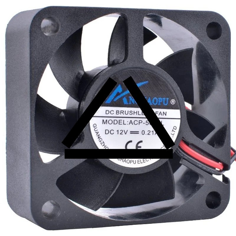 ANCHAOPU ACP-5020L 12V 0.21A DC Brushless 2 Wires Axial Cooling Fan