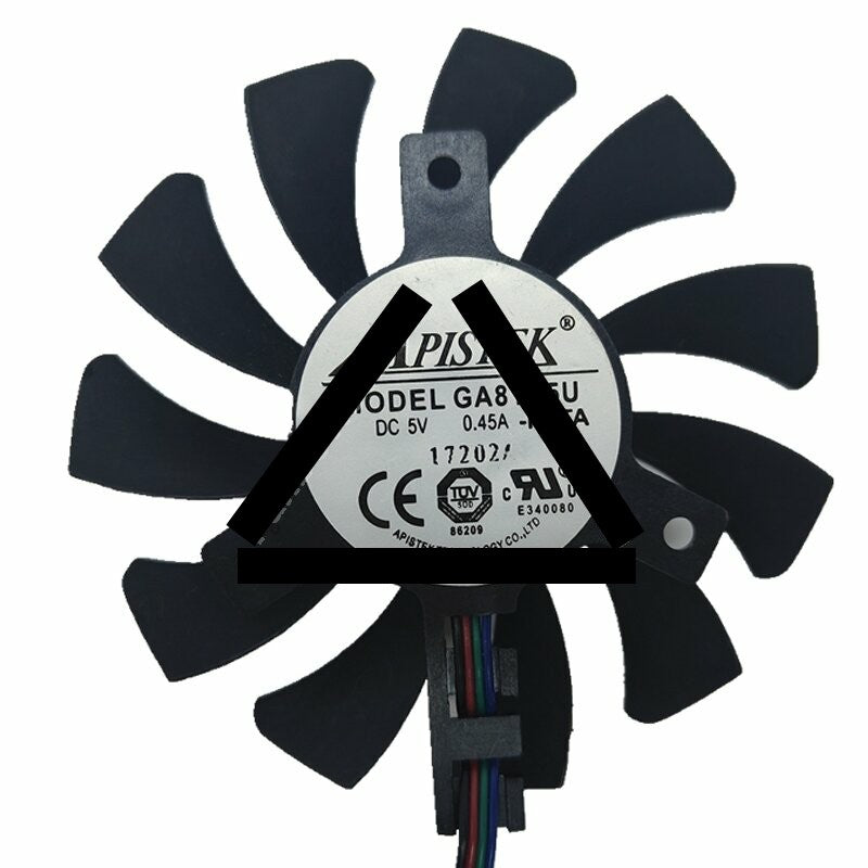 APISTEK GA81B5U DC 5V 0.45A Axial Cooling Fan